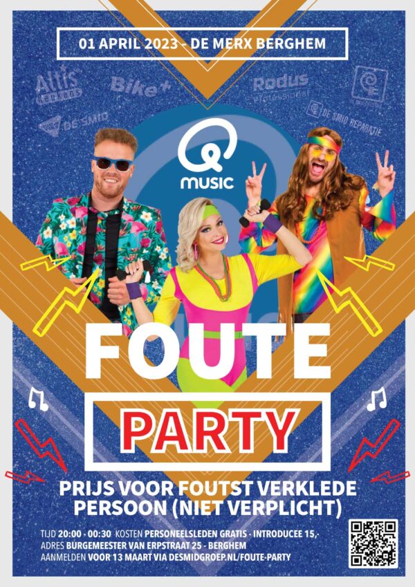 Qmusic foute party De Smid Groep